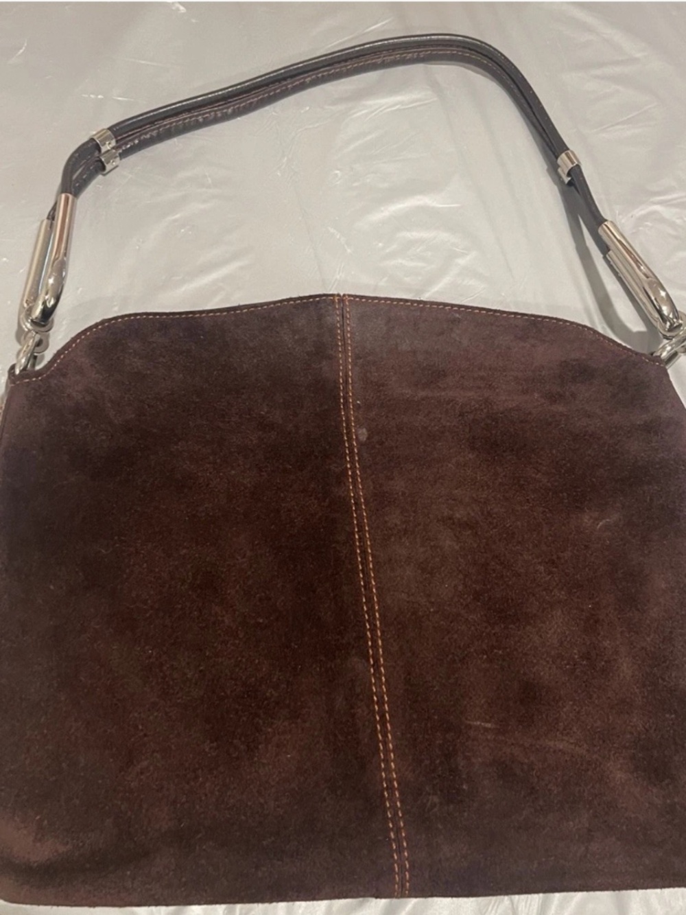 Maxx New York Brown Suede Y2K Hobo Bag